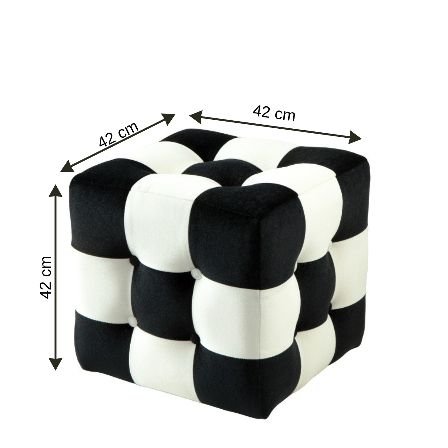 Patchwork Puf Beşiktaş