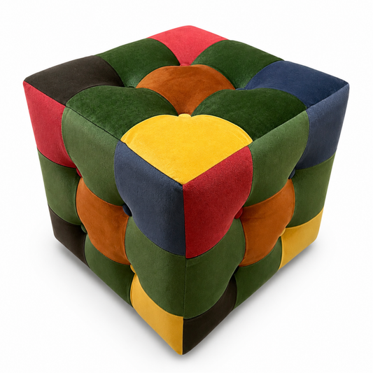 Kış Patchwork Puf