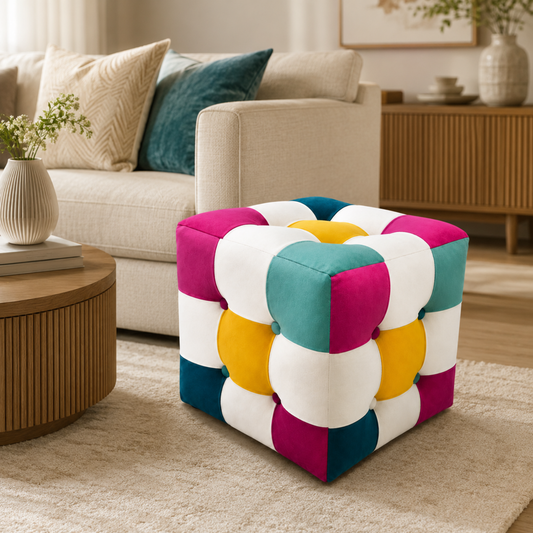 Şeker Patchwork Puf
