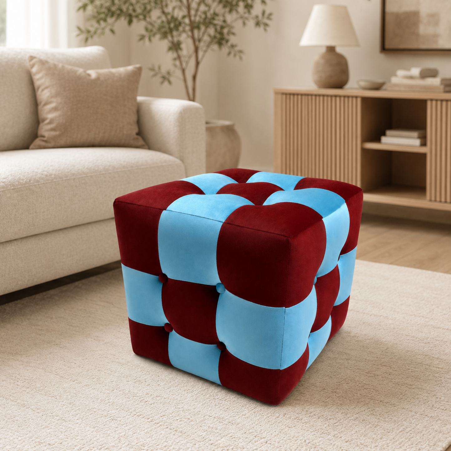 Trabzon Spor Patchwork Puf