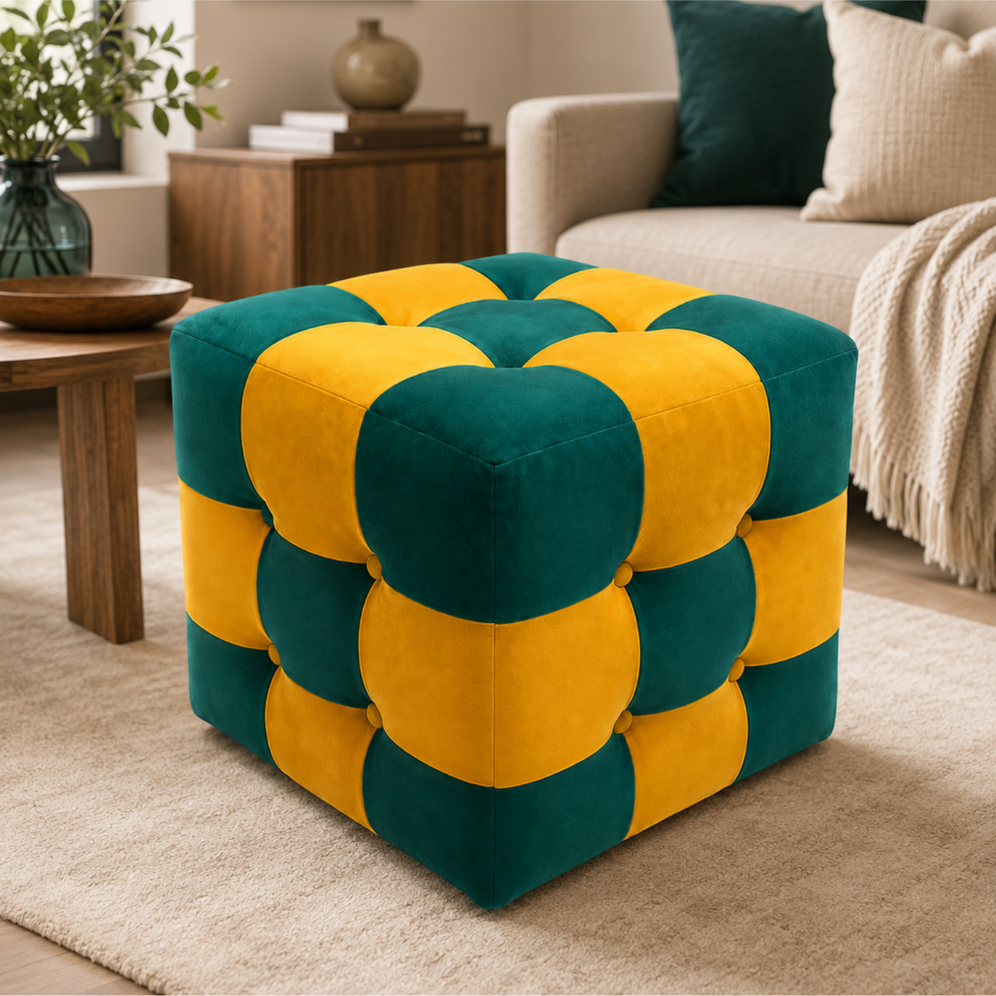 Karşıyaka Patchwork Puf