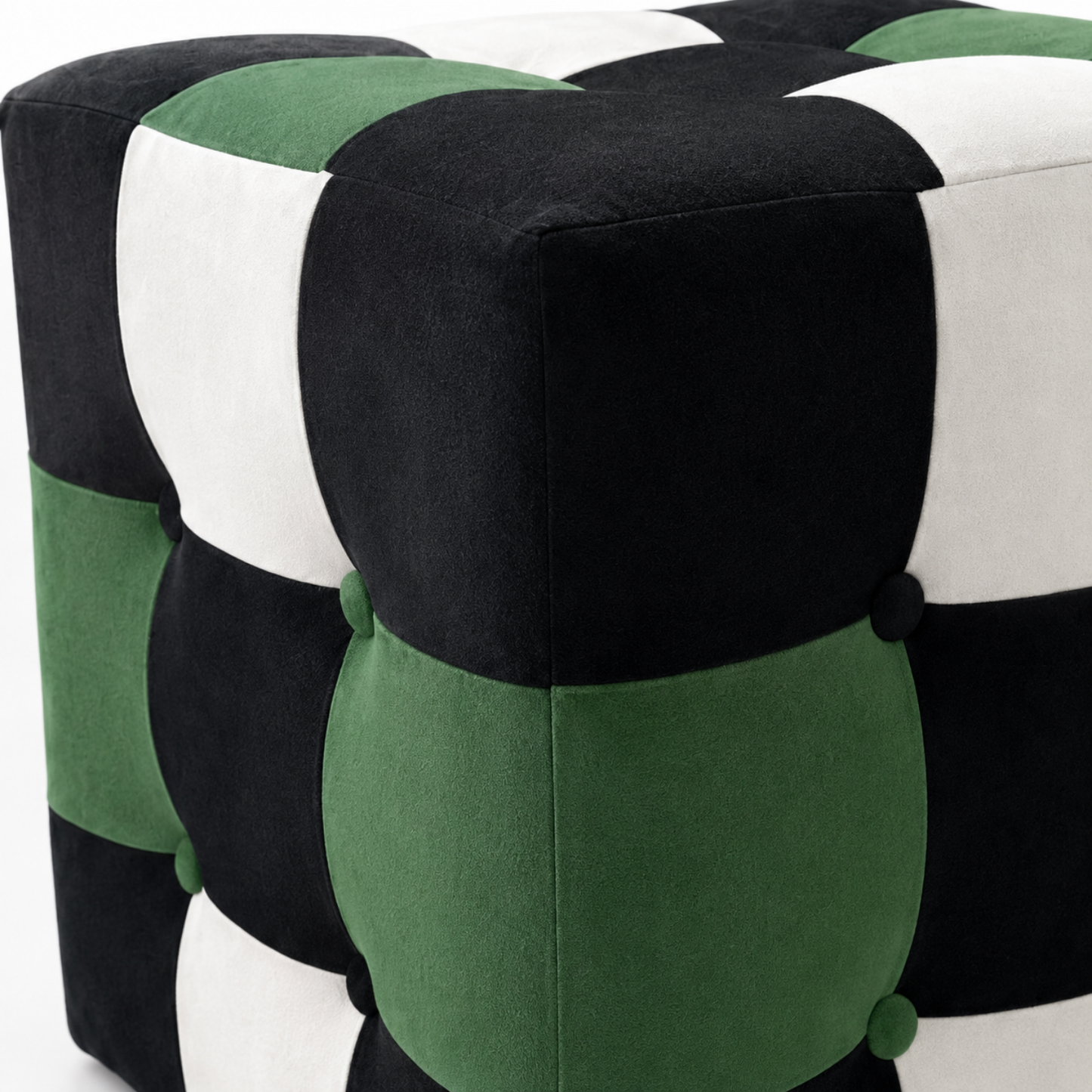 Forest Patchwork Puf