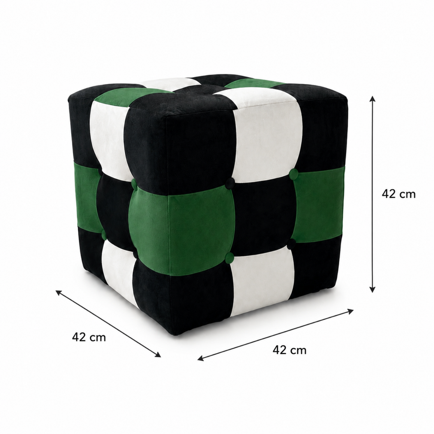 Forest Patchwork Puf
