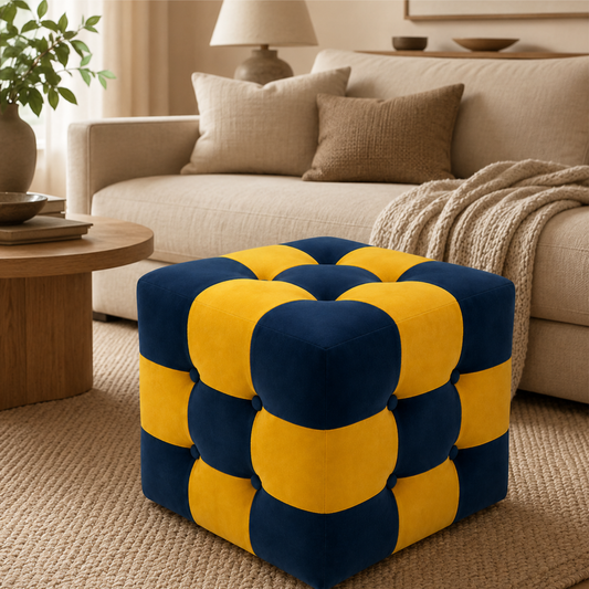 Fenerbahçe Patchwork Puf