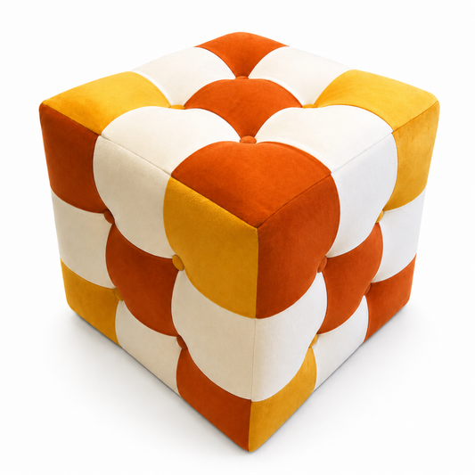 Sunset Patchwork Puf