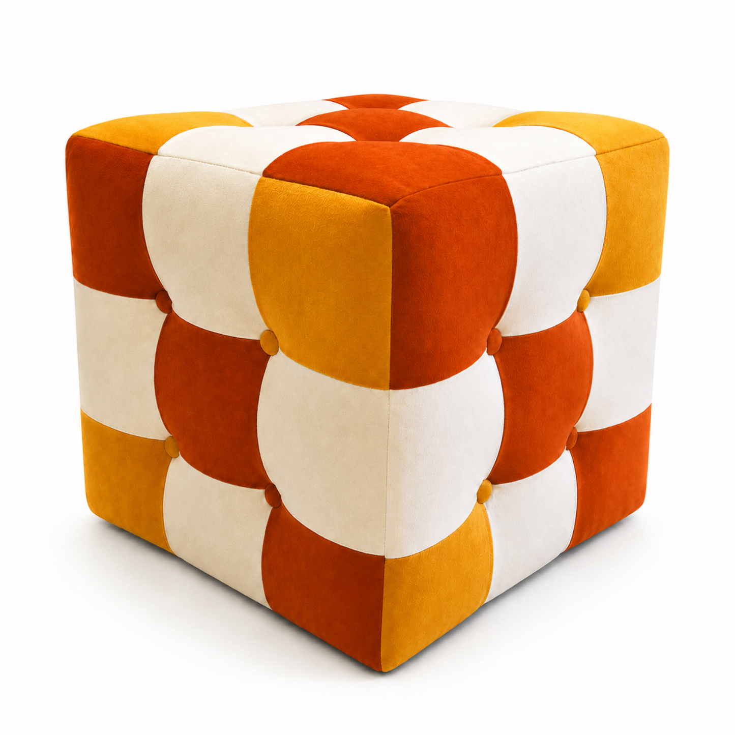 Sunset Patchwork Puf