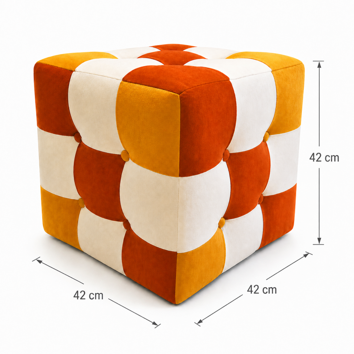 Sunset Patchwork Puf