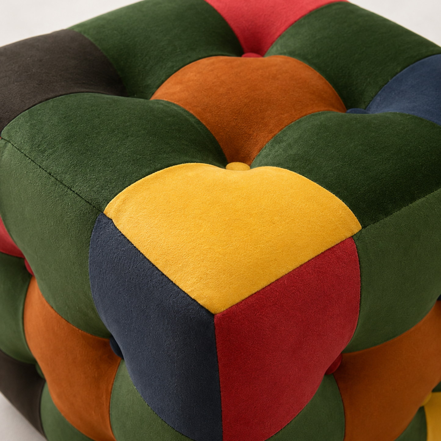 Kış Patchwork Puf
